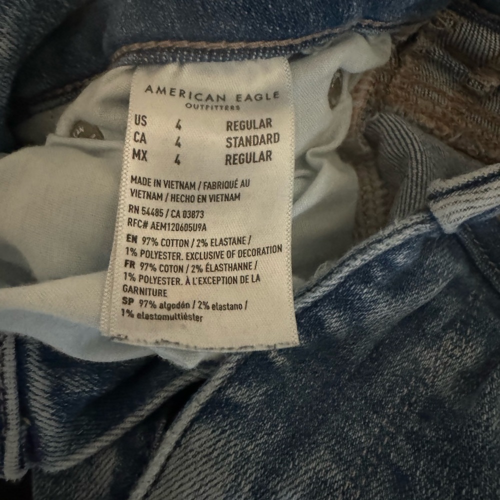 American Eagle Women’s Hi-Rise Artist Flare Size 4 Regular - Picture 3 of 5